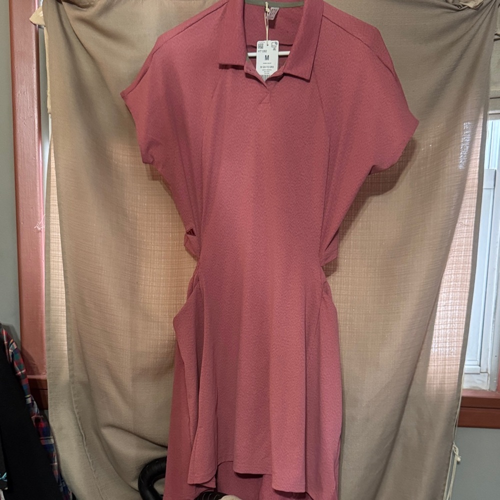 adidas Women's Pink Polo Dress
